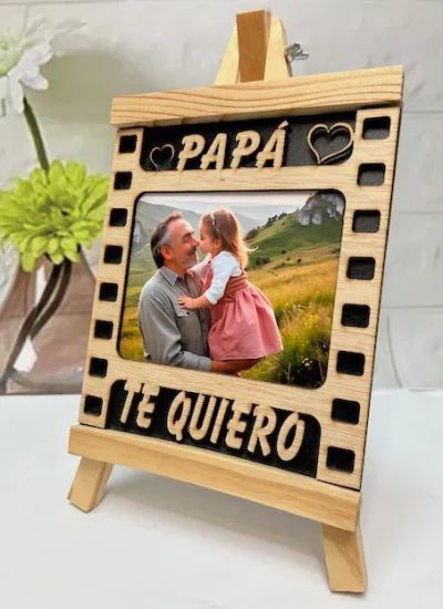 Marco-Caballete-Papá-Te quiero-Personalizado