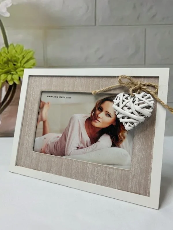 Marco Corazón madera