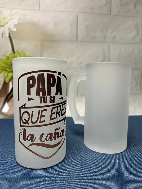 Jarra de Cerveza "Papá tu si eres la caña"