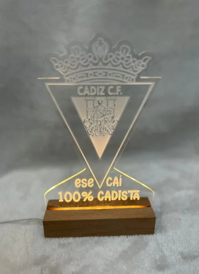 Lampara metacrilato escudos-impressionregalos