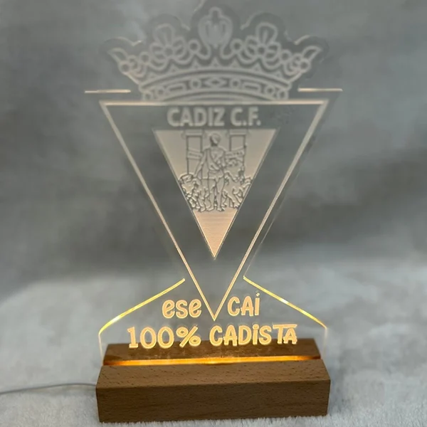 Lampara led escudos de futbol