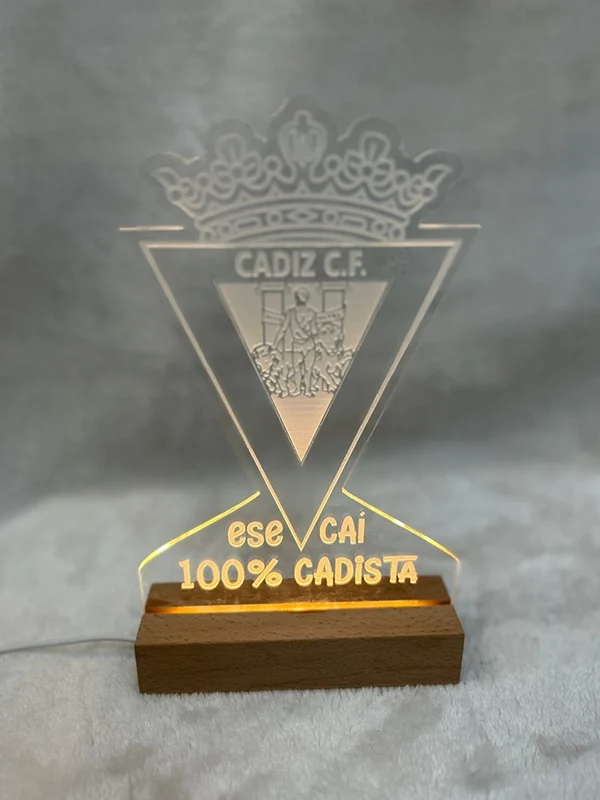 Lampara led escudos de futbol