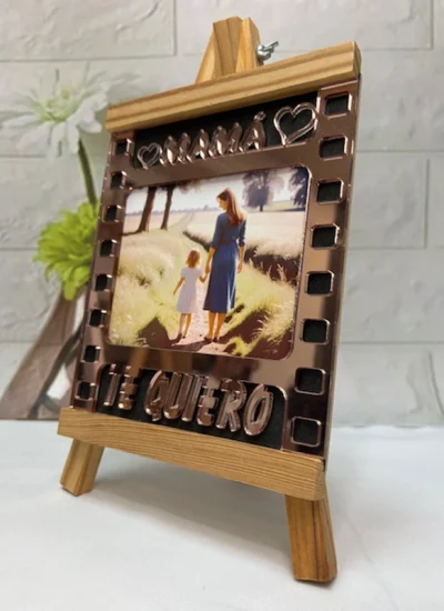 Marco cabellete-mama te quiero con metacrilato espejo-2--impressionregalos