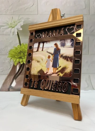 Marco cabellete-mama te quiero con metacrilato espejo-impressionregalos