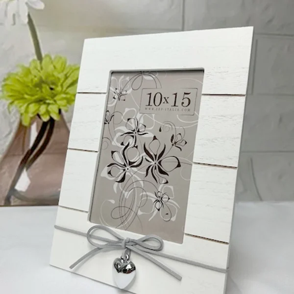 Marco Corazón plateado