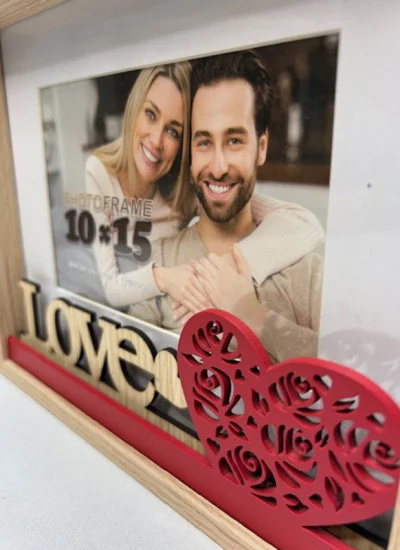 Marco corazon relieve madera-impressionregalos