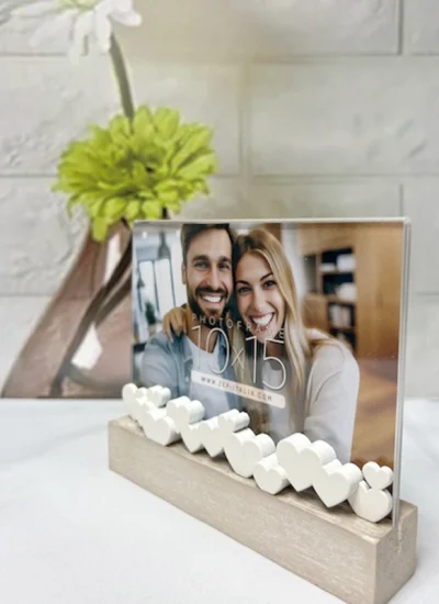 Marco corazones blancos metacriulato horizontal-impressionregalos