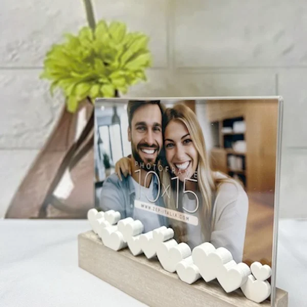 Marco soporte con metacrilato