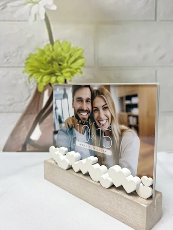 Marco soporte con metacrilato