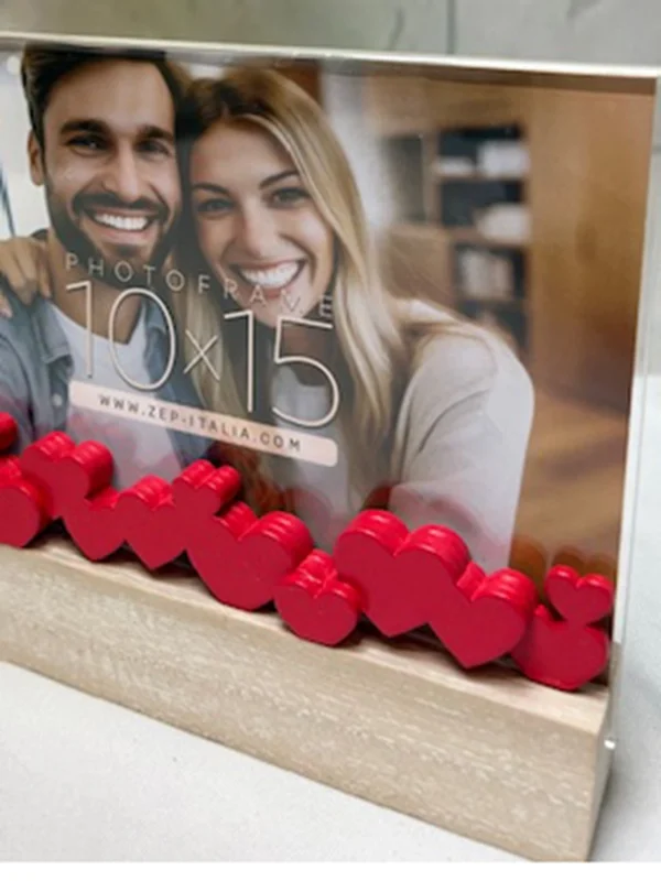 Marco soporte con metacrilato