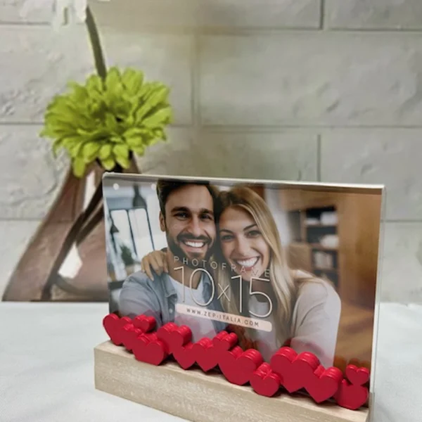 Marco soporte con metacrilato