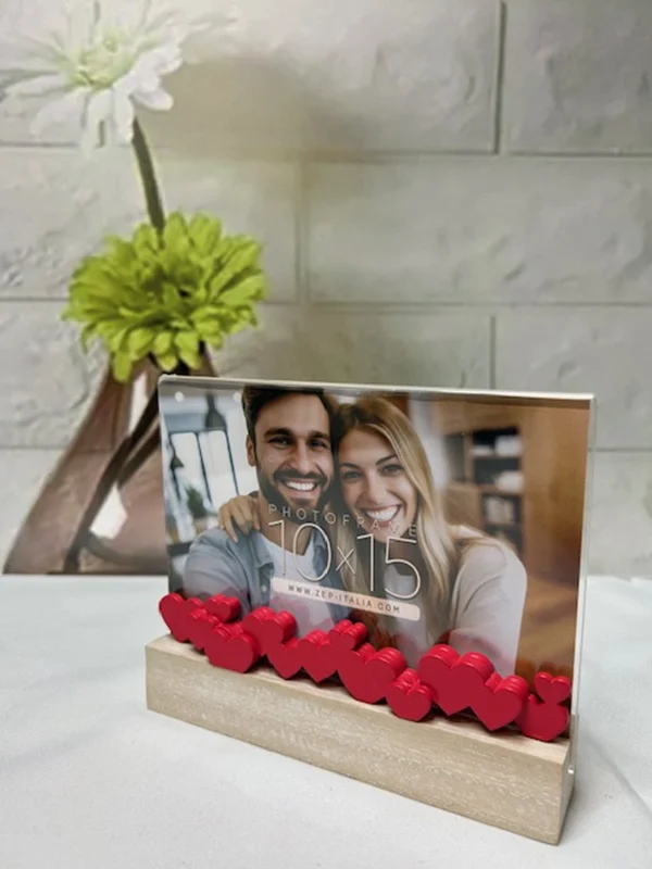 Marco soporte con metacrilato