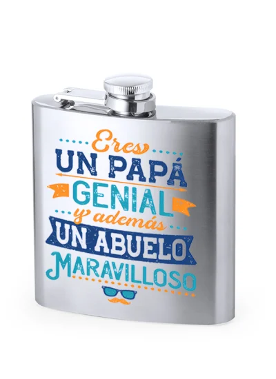 Petaca-plateada- personalizada-inpressionregalos