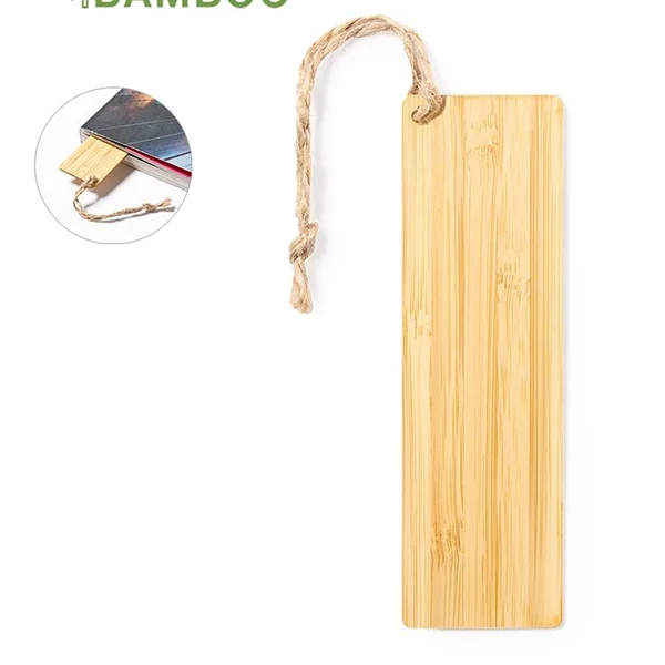 Marcapáginas bambú