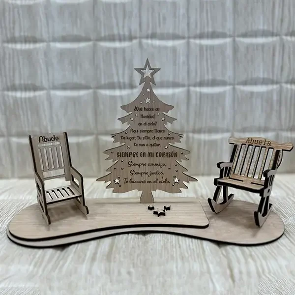 Arbol de navidad recuerdo a los abuelos