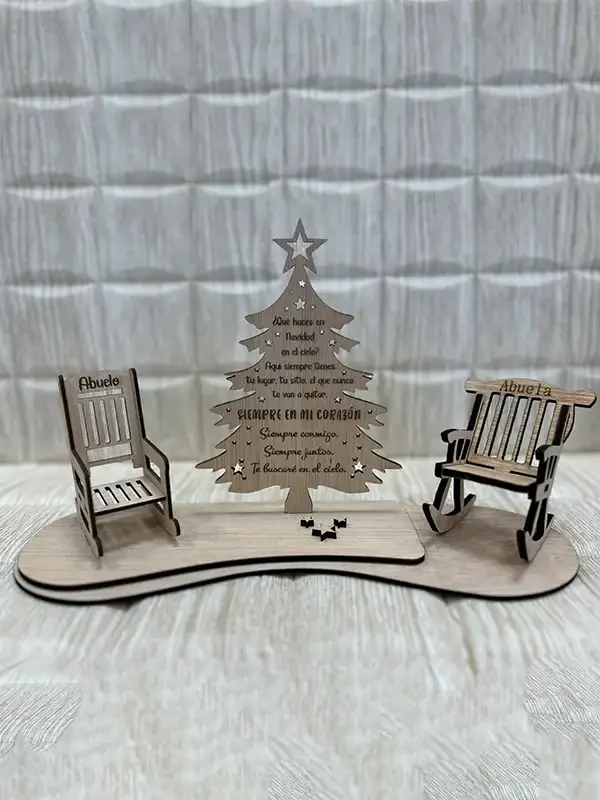 Arbol de navidad recuerdo a los abuelos