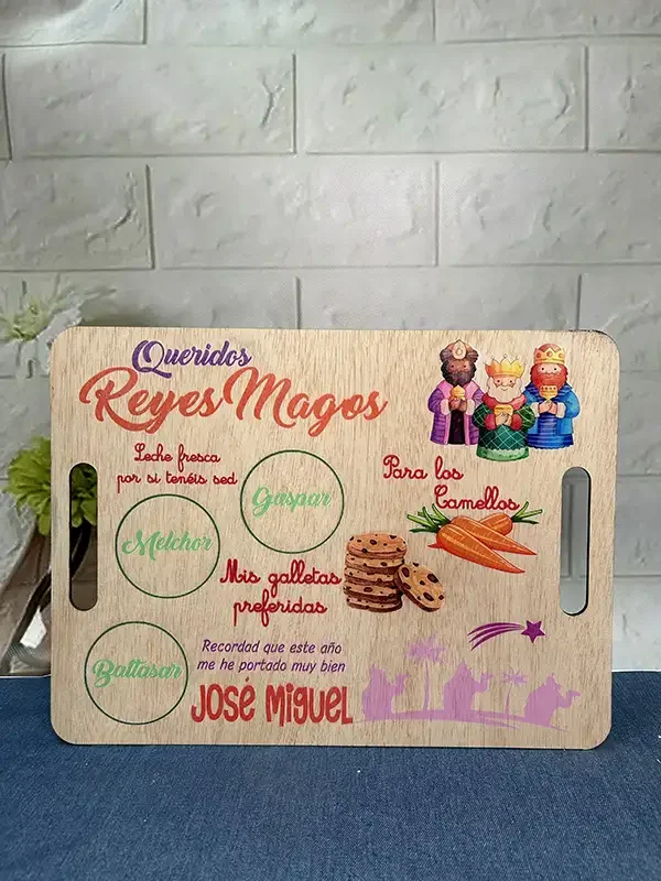 Bandera Reyes Magos y Papa Noel