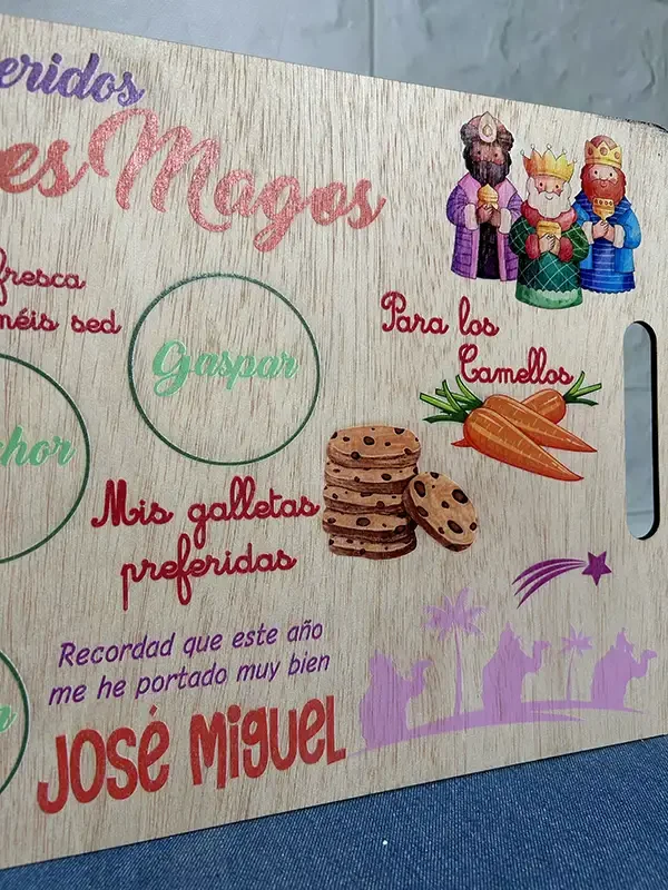 Bandera Reyes Magos y Papa Noel