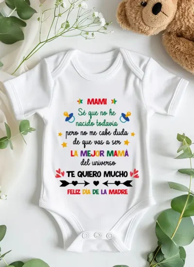 Body bebe vas a ser la mejor mamá body día de la maddre-impression regalos