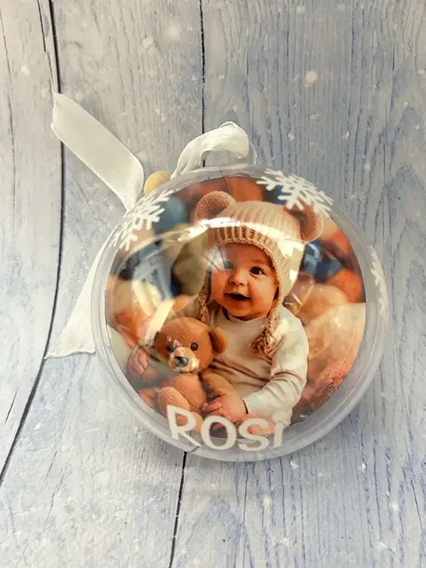 Bola de Navidad con foto