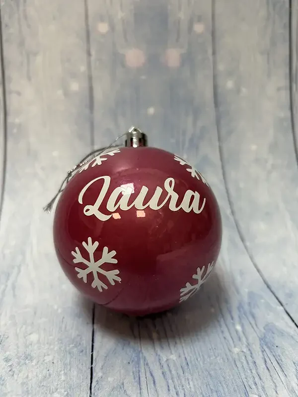 Bolas de Navidad personalizadas con nombre