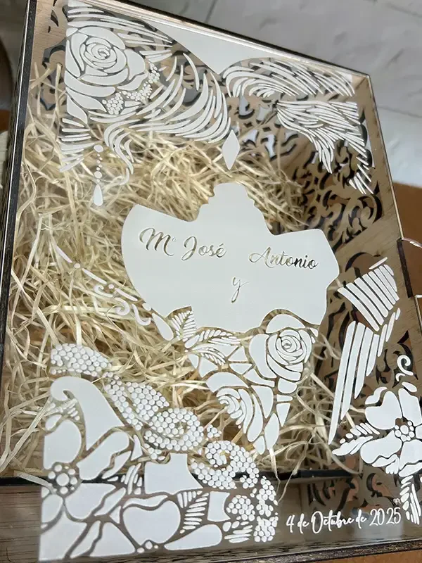 Caja para copas de cava