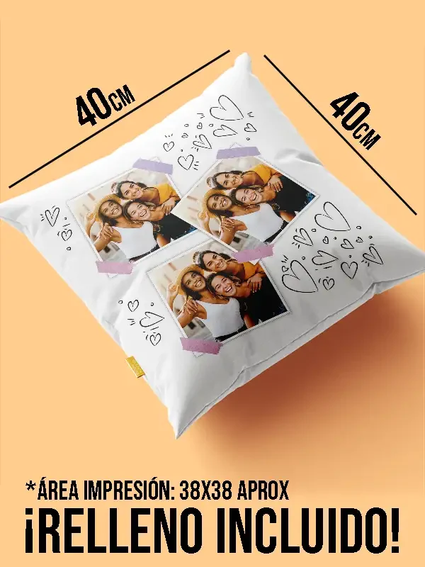 Cojín Collage Polaroid