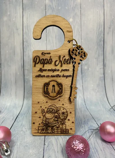 Colgador-puerta-navidad-reyes-magos-papa-noel-llave-impressionregalos
