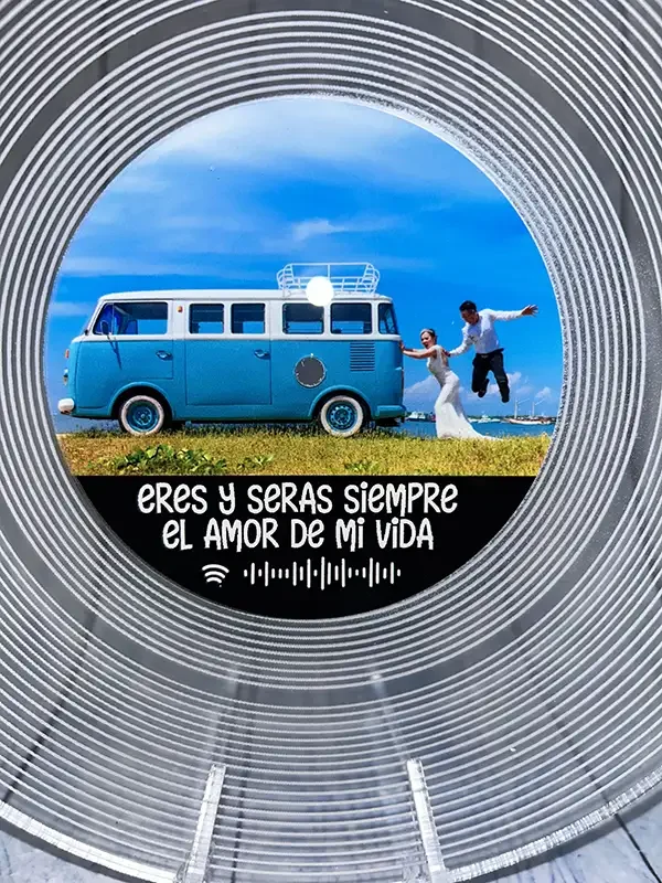 Disco de vinilo metacrilato Spotify