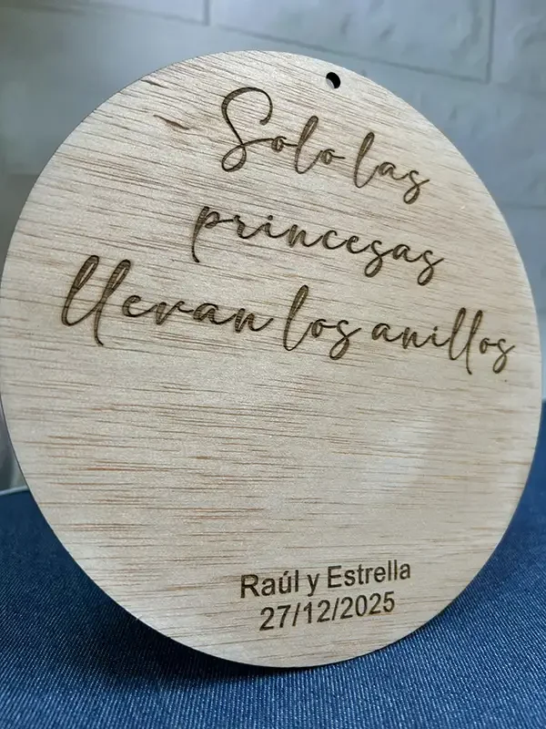 Placa de madera para alianzas
