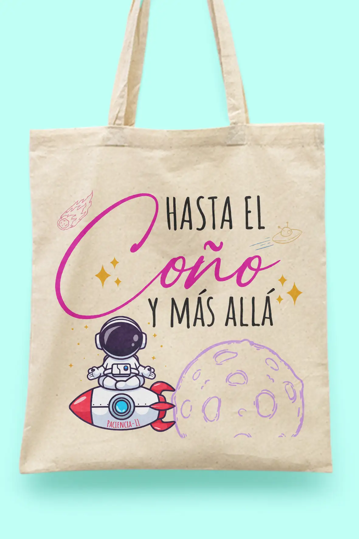 Totebag hasta el más allá