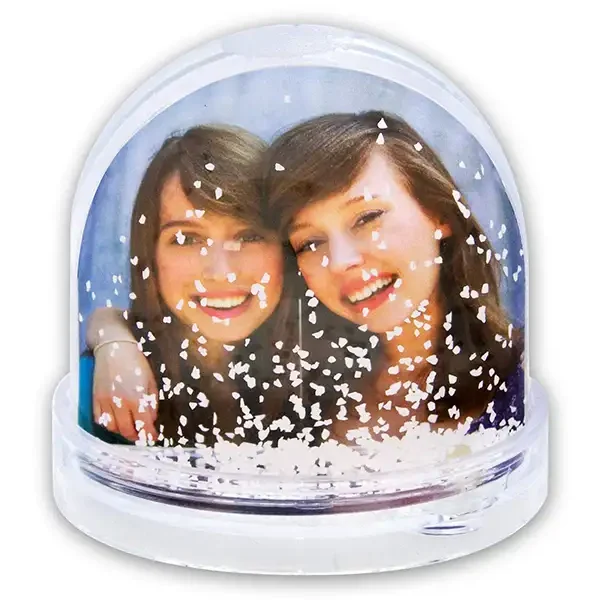 Bola copos de nieve para fotos