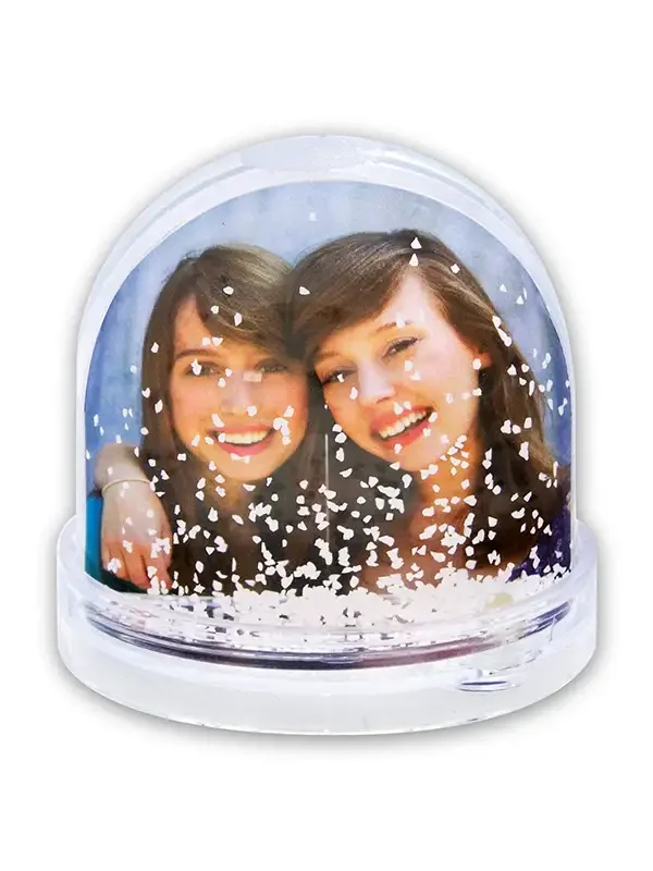 Bola copos de nieve para fotos