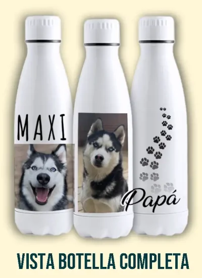 botella perosanizada de perro-impression regalos2