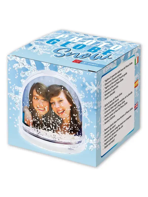 Bola copos de nieve para fotos