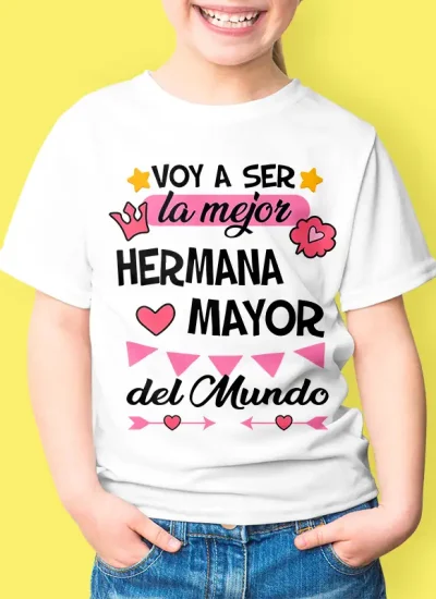 camiseta voy a ser la mejor hermana-impression regalos1