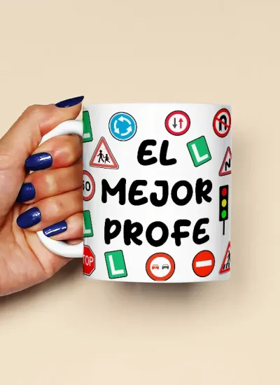 el mejor profe autoescuela-impression regalos