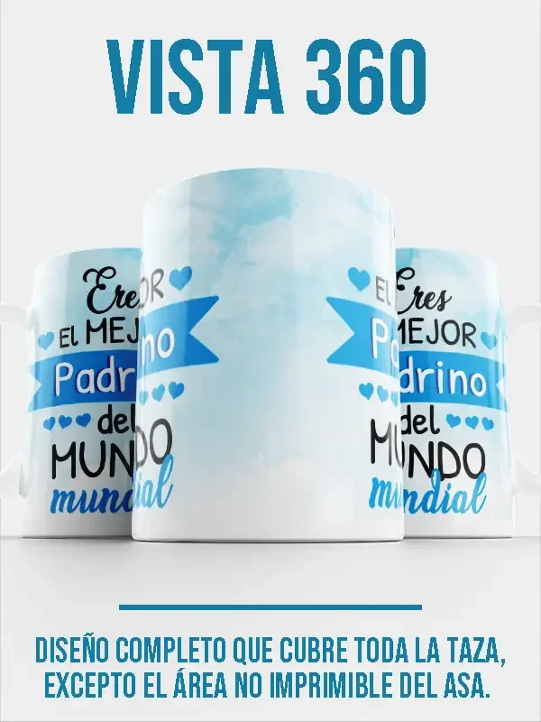 Taza "El mejor padrino del mundo"