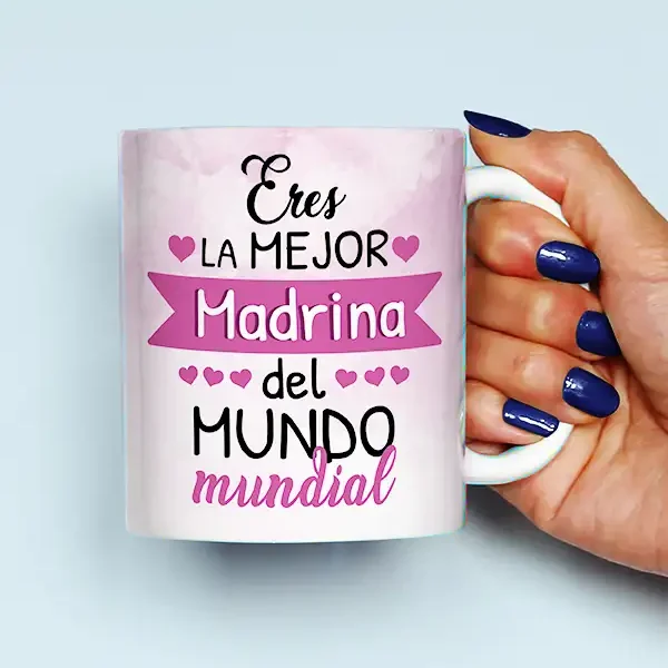 Taza "Eres la mejor madrina del mundo"