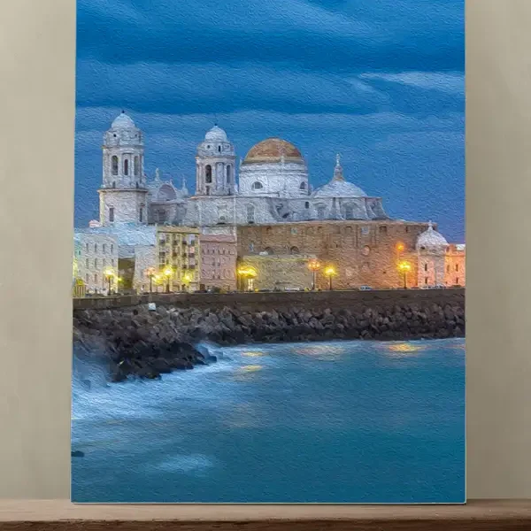 Impresión de fotografía en lienzo con bastidor