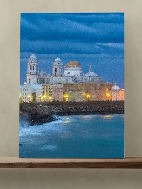 Impresión de fotografía en lienzo con bastidor