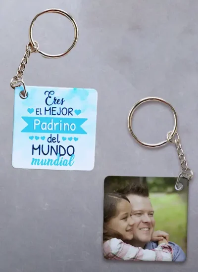 llavero para el mejor padrino-impression regalos