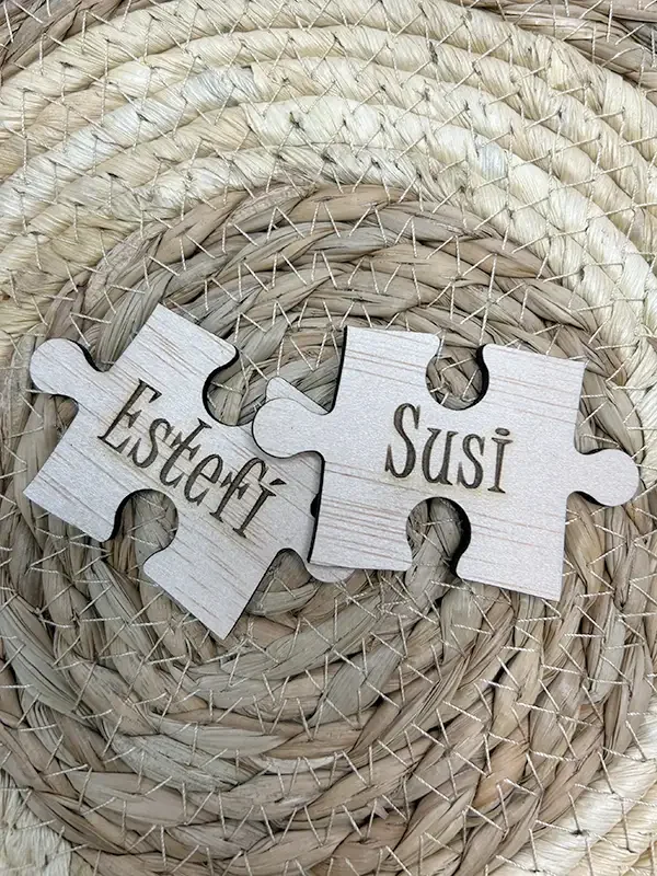 Marcasitios de madera para bodas