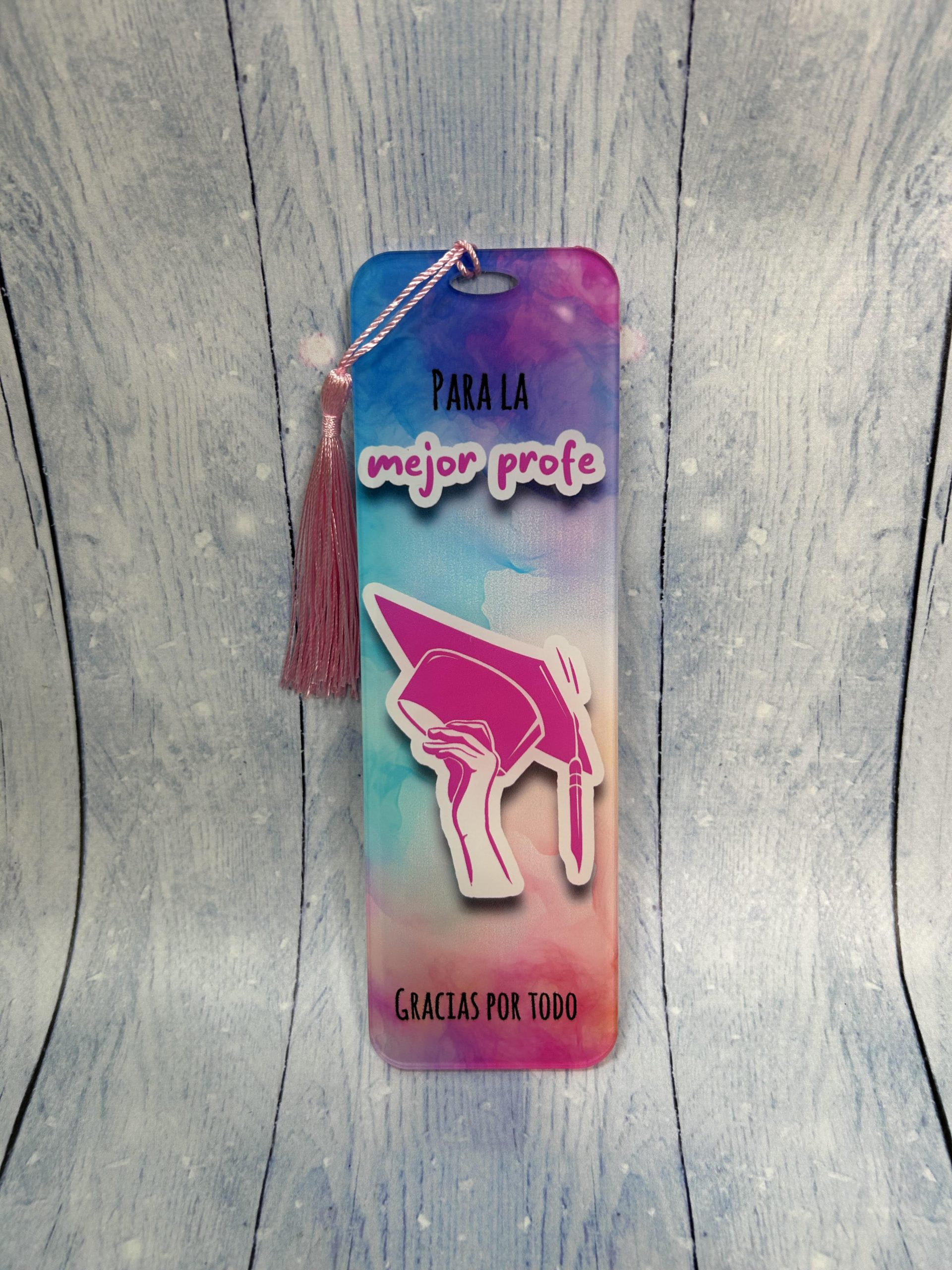 Marcador de página de metacrilato