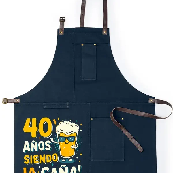 Delantal tiras de cuero personalizado