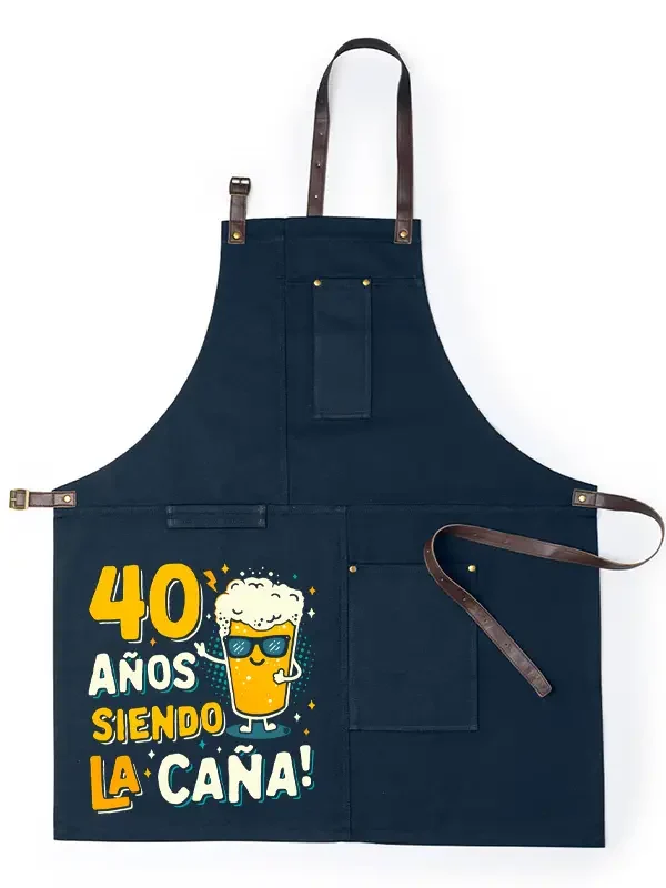 Delantal tiras de cuero personalizado