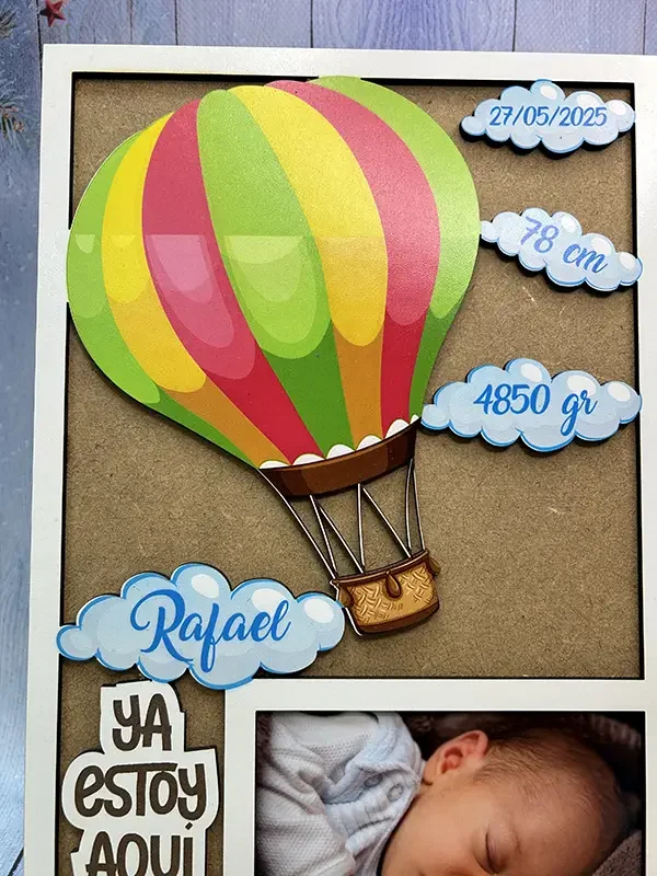 Marco natalicio "Ya estoy aquí mundo"