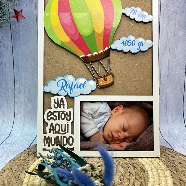 Marco natalicio "Ya estoy aquí mundo"