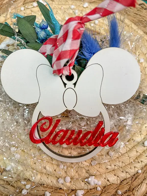 Bolas de Navidad ratoncita