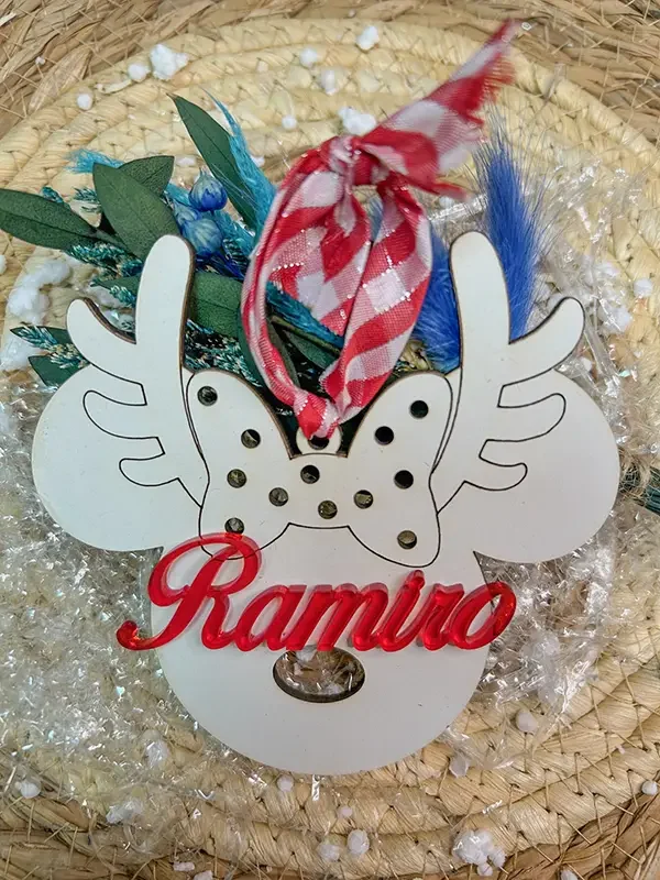 Bolas de Navidad ratoncita